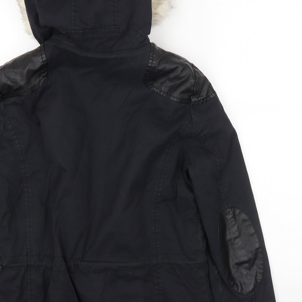 Womens UK Size 10 Topshop Black Jacket