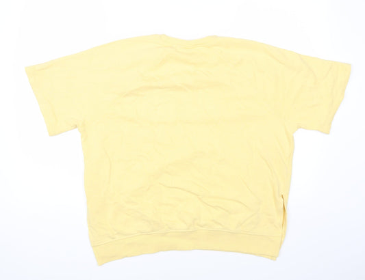 Womens UK Size M H&M Yellow Pullover Jumper