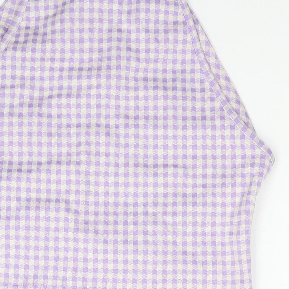 Womens UK Size L Zara Purple Camisole Tank