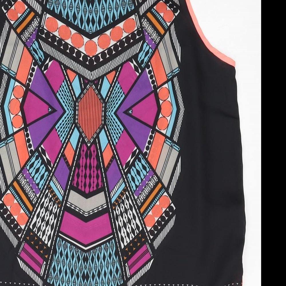 Womens UK Size 10 Dotti Multicoloured Basic Tank