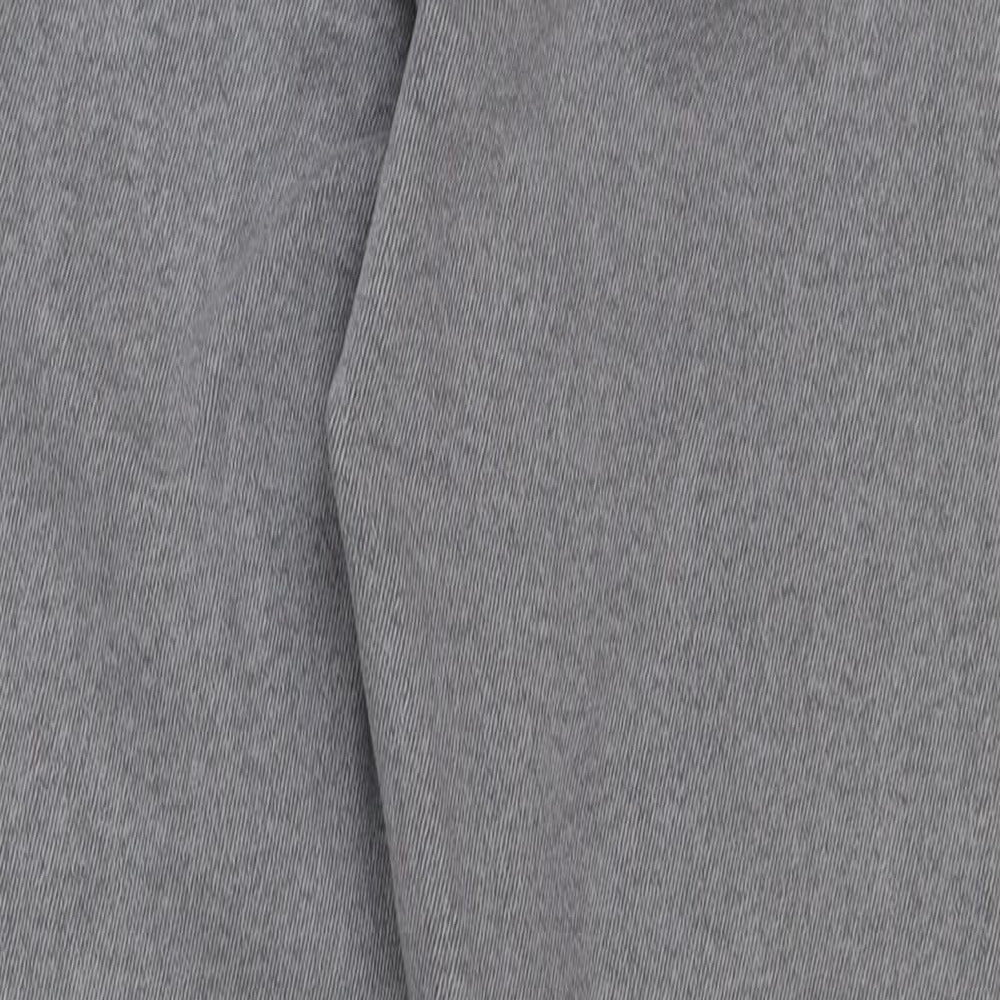 Denim & Co. Womens Grey Cotton Skinny Jeans Size 10 L26 in Regular Button