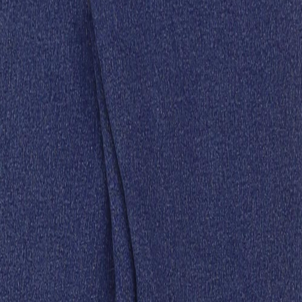 Denim & Co. Womens Blue Cotton Skinny Jeans Size 10 L27 in Regular Button