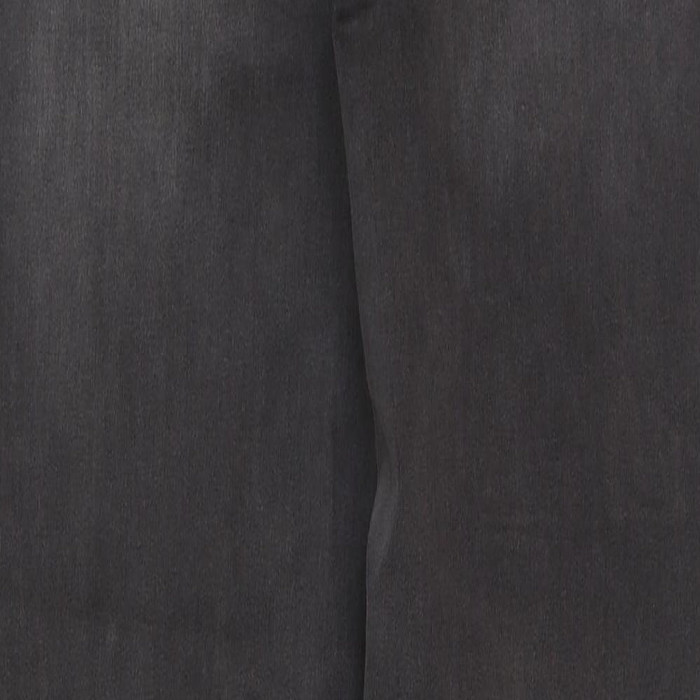 Nutmeg Womens Grey Cotton Skinny Jeans Size 8 L31 in Regular Button