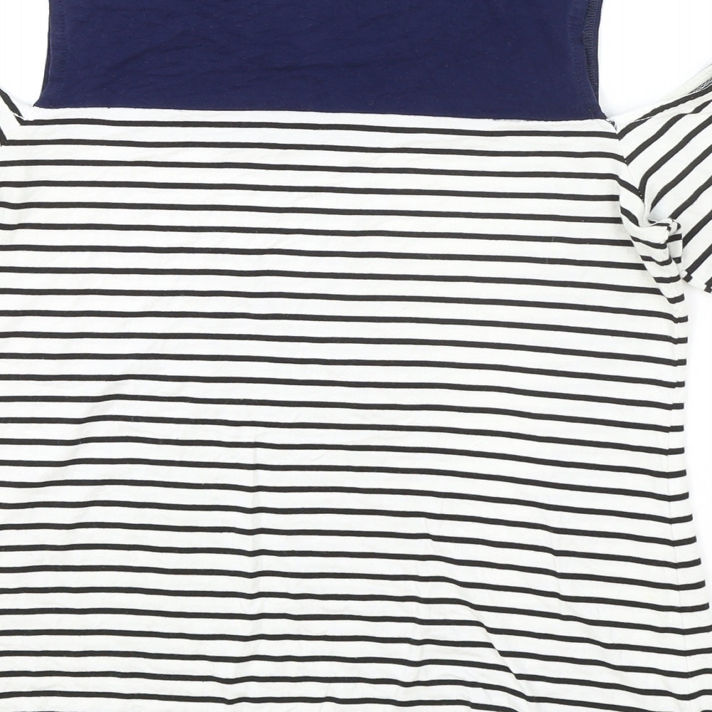 Womens UK Size 8 Dorothy Perkins White Basic T-Shirt