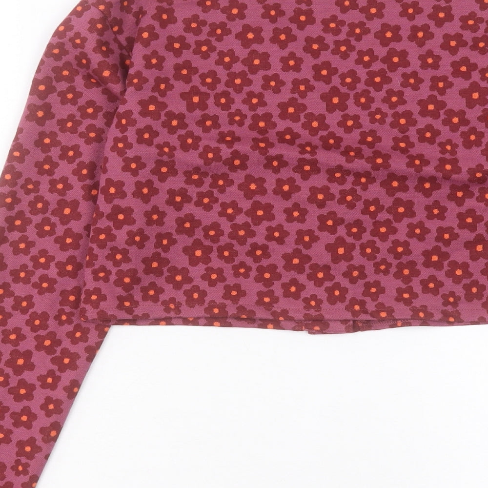 Womens UK Size XS Pacific Republic Purple Cardigan Jumper