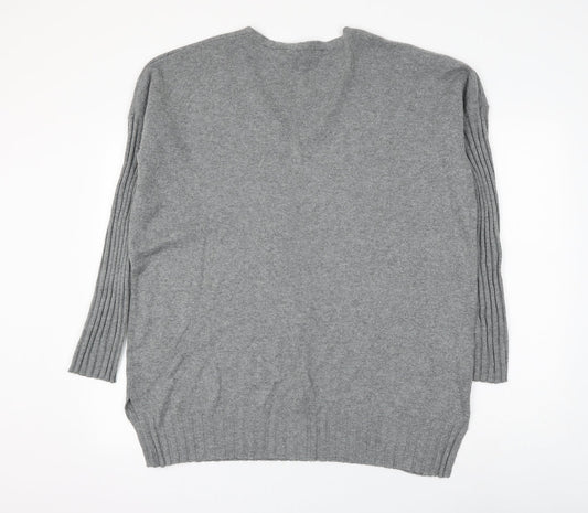Womens UK Size S French Connection Grey Pullover Jumper