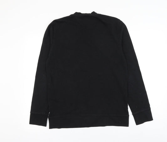 Mens UK Size S H&M Black Pullover Sweatshirt