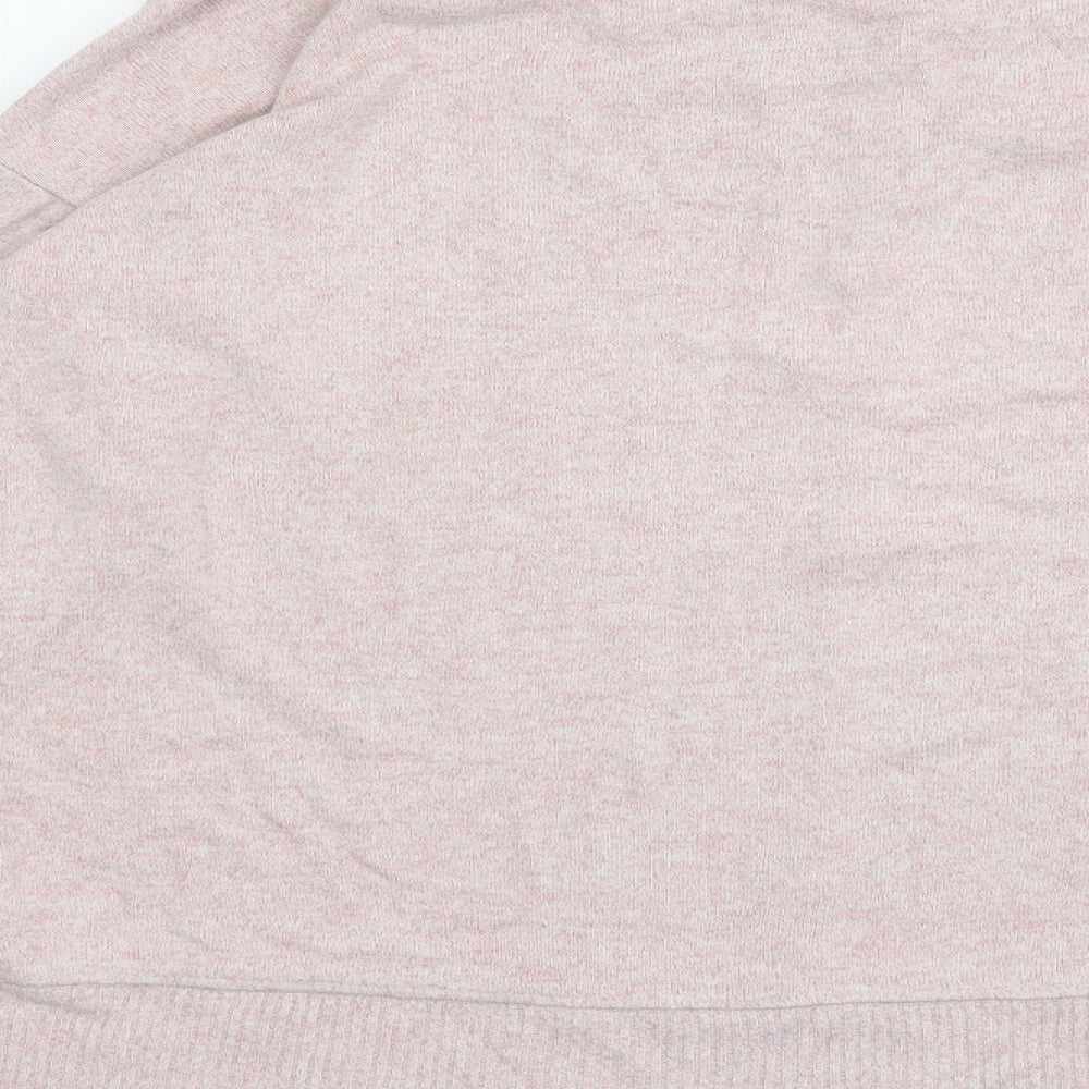 Womens UK Size 14 NEXT Pink Henley Jumper