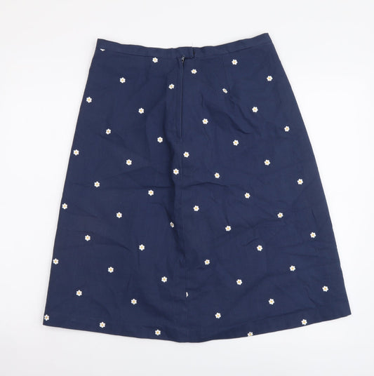 Womens UK Size 30 in Preworn A-Line Jersey Skirt