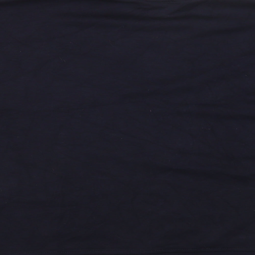 F&F Womens Blue Round Neck Nylon Pullover Jumper Size 8