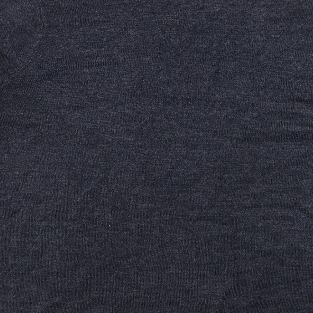 Primark Womens Grey Round Neck Acrylic Pullover Jumper Size S