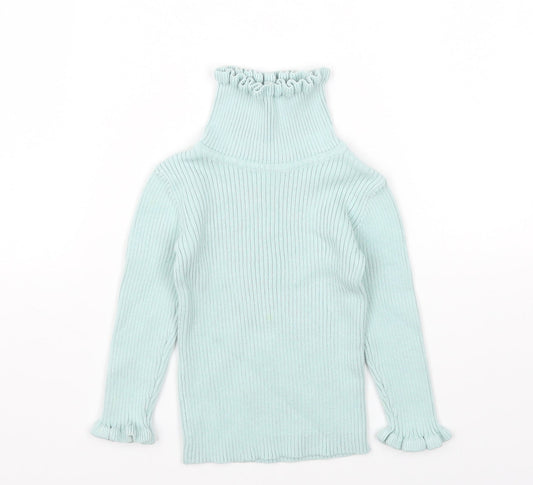 Matalan Blue Cotton Pullover Jumper Size 18-24 Months Pullover