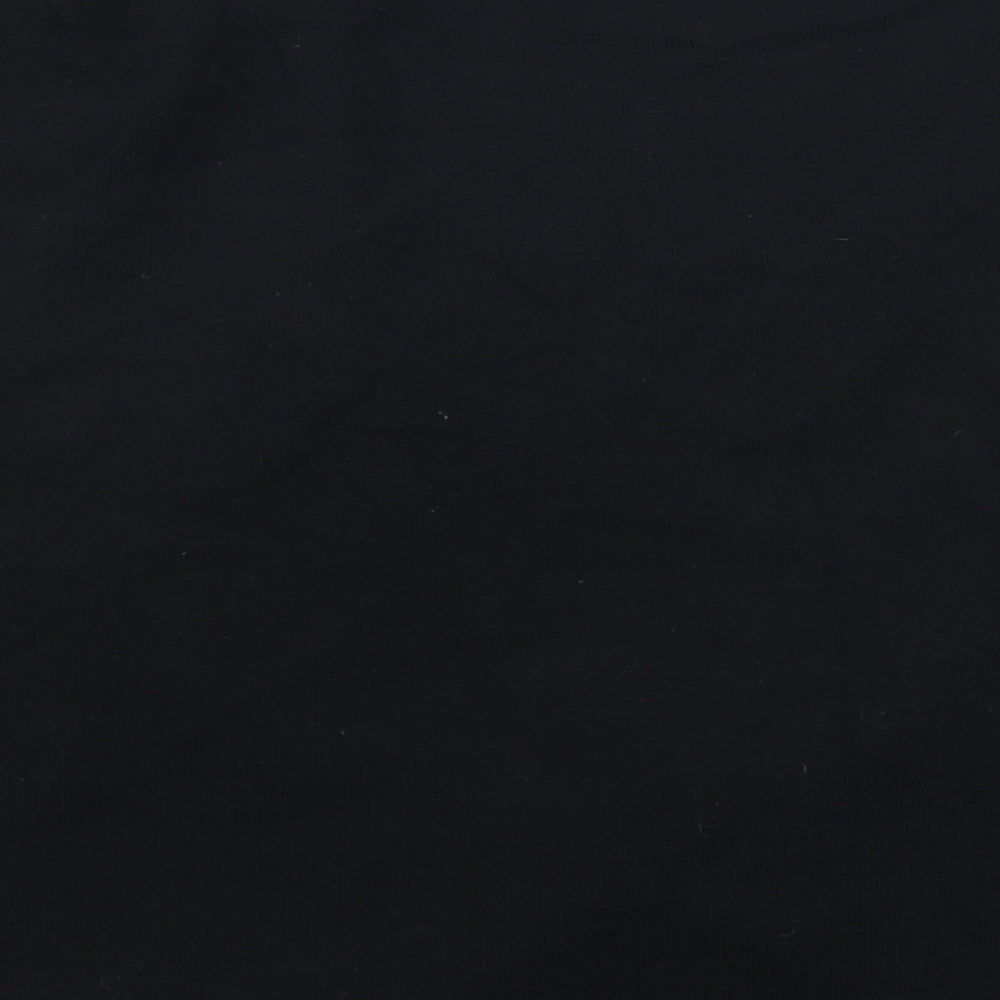 George Womens Black Round Neck Cotton Cardigan Jumper Size 12