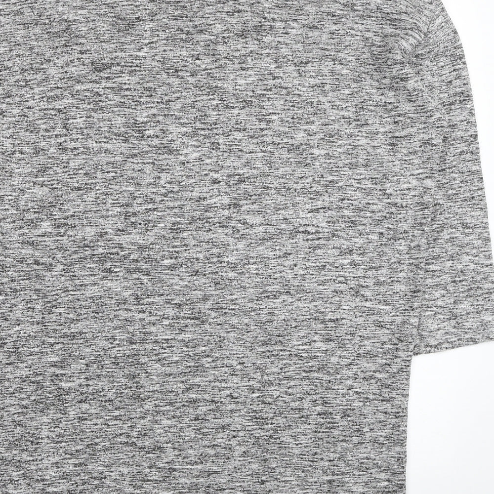 Womens UK Size 10 River Island Grey Tunic Jumper