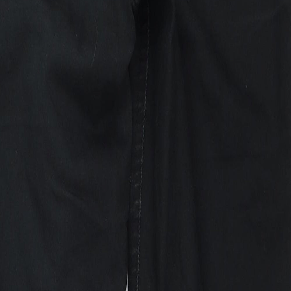 New Look Womens Black Cotton Skinny Jeans Size 8 L27 in Regular Zip