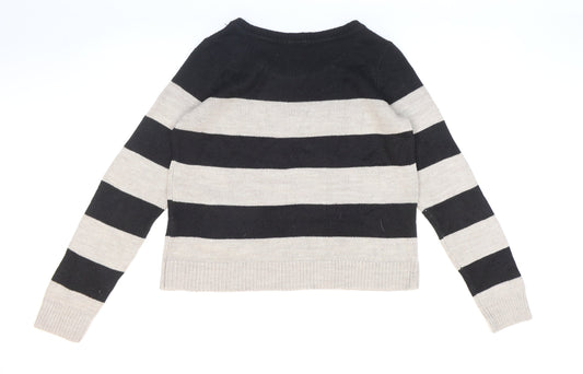 Womens UK Size M H&M Black Pullover Jumper