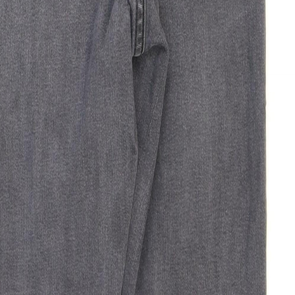 Topshop Womens Grey Cotton Skinny Jeans Size 28 in L32 in Regular Zip