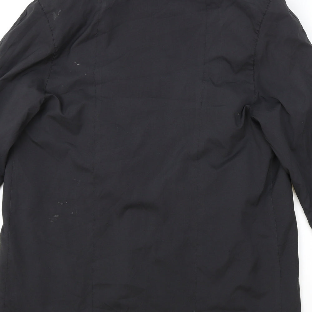 Womens UK Size One Size Astraka Black Parka Coat
