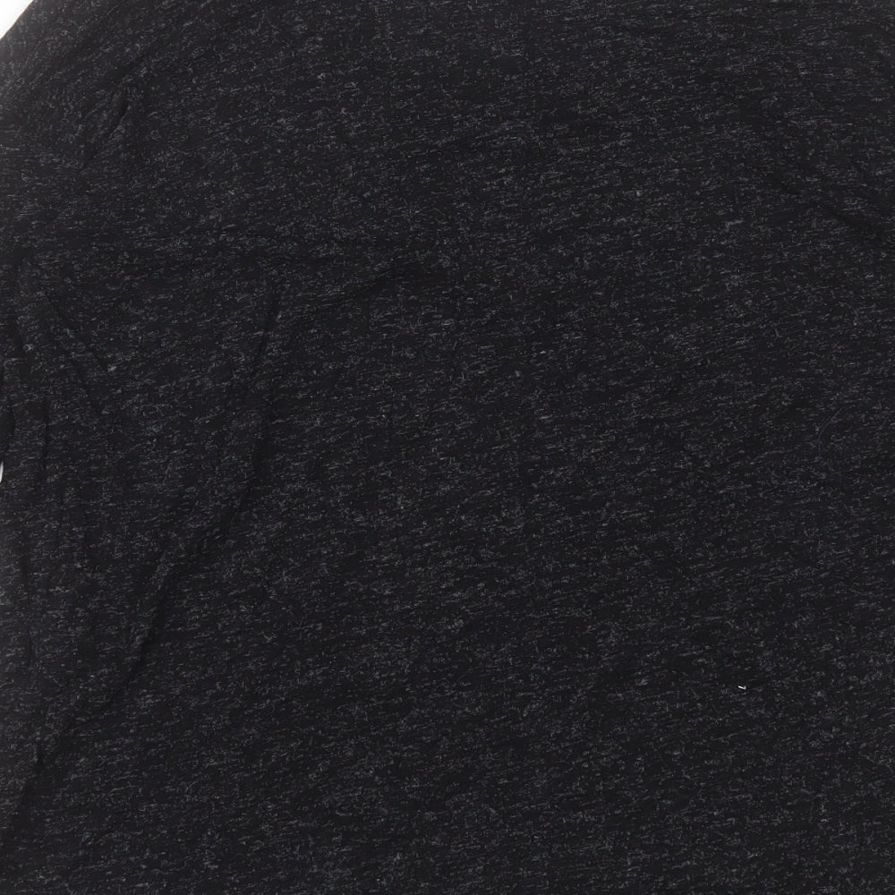 Womens UK Size 8 Topshop Black Basic T-Shirt