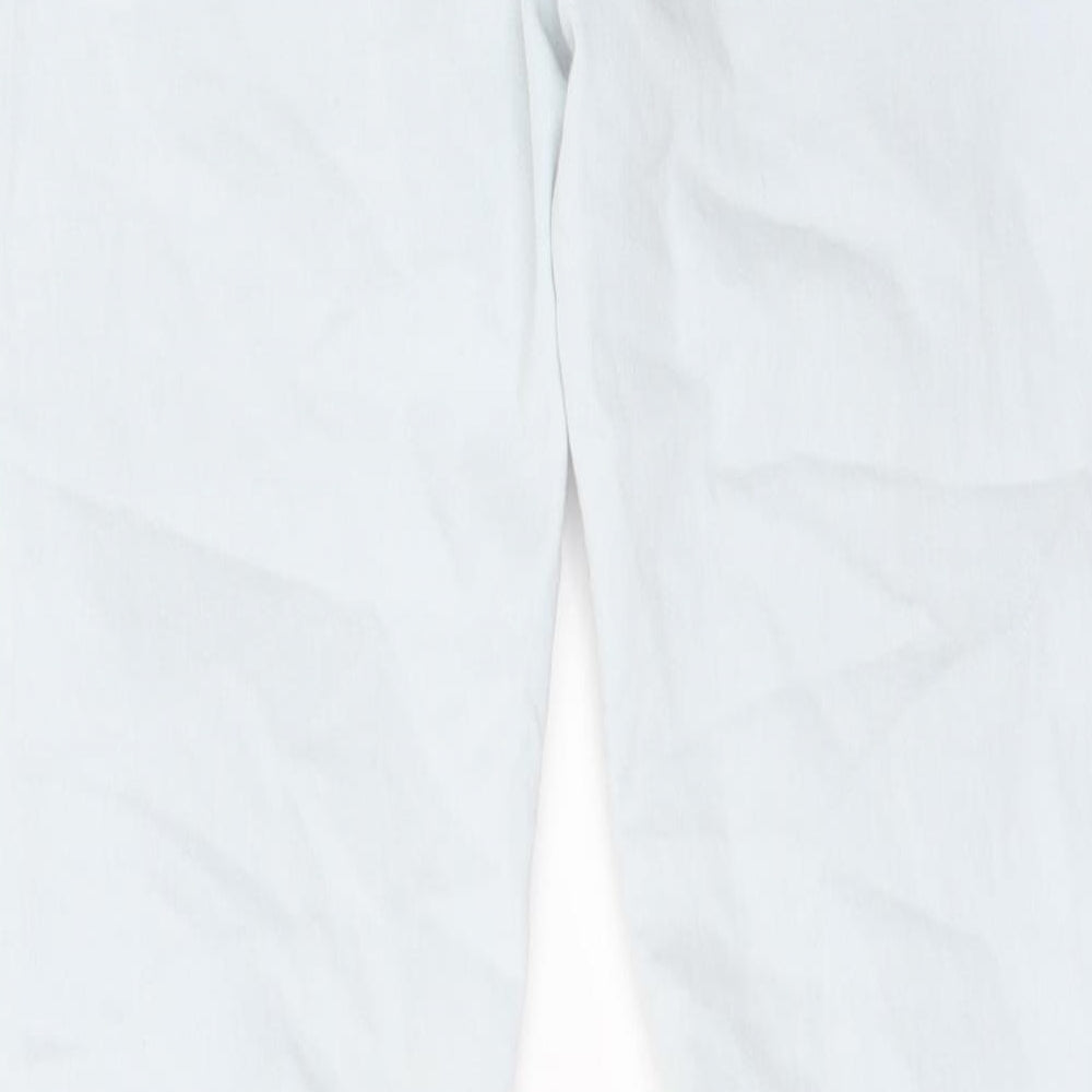 Dorothy Perkins Womens Blue Cotton Skinny Jeans Size 10 L30 in Regular Button