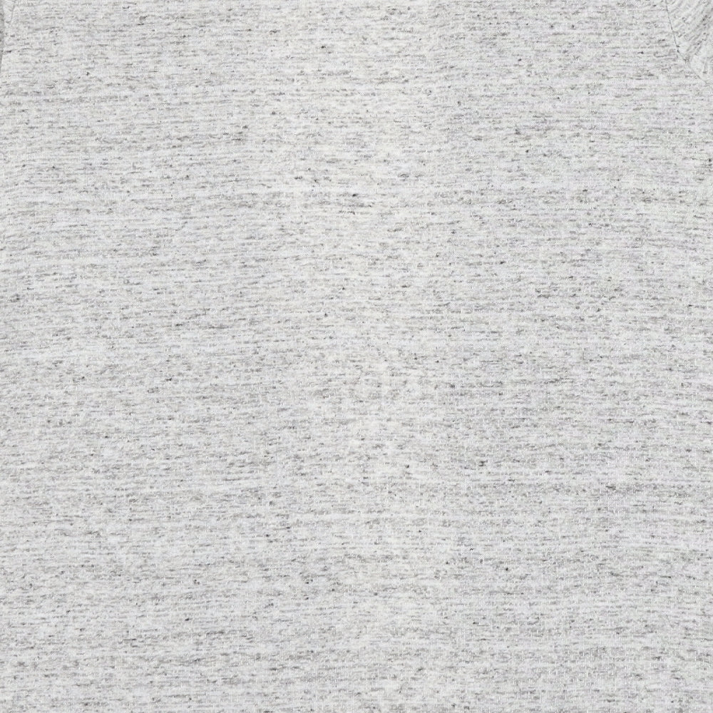 George Womens Grey V-Neck Polyester Cardigan Jumper Size 16