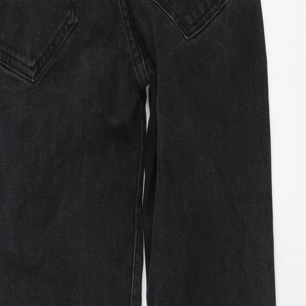 Pull&Bear Womens Grey Cotton Jegging Jeans Size S L27 in Regular Button