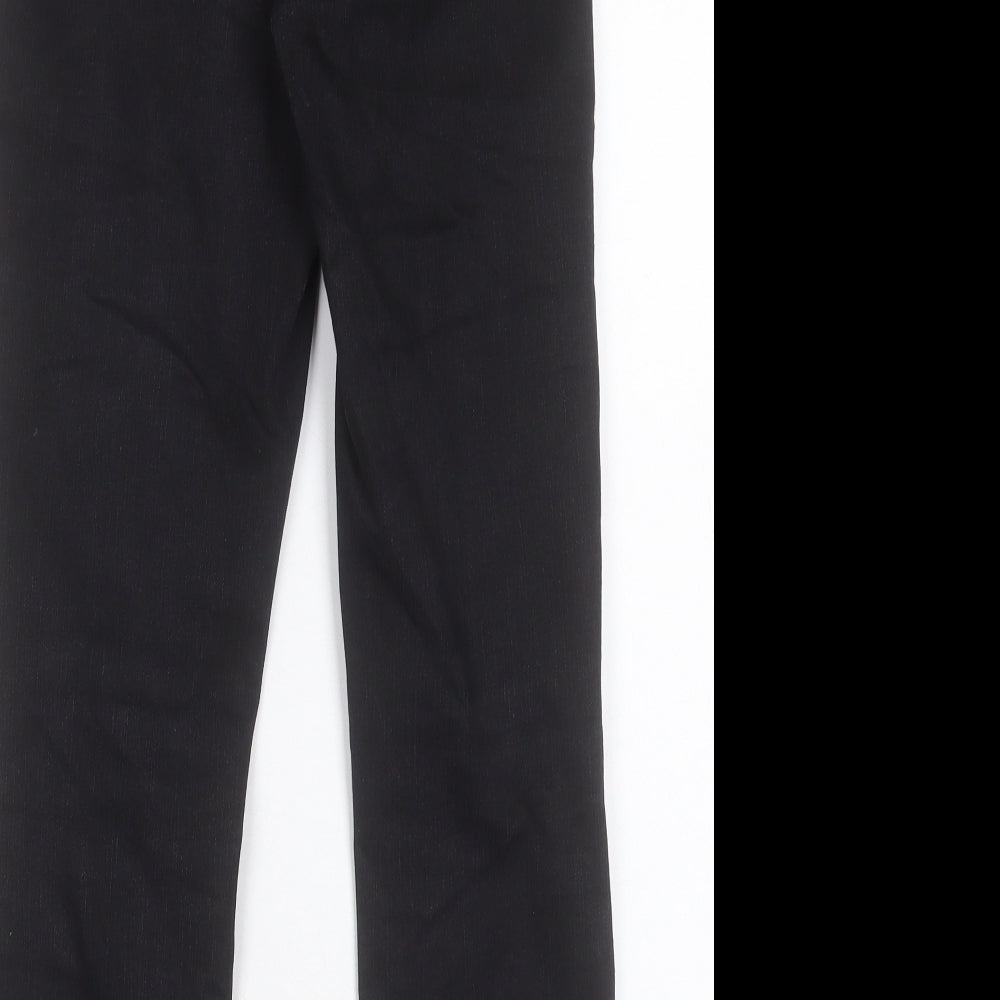 New Look Womens Black Cotton Skinny Jeans Size 8 L25 in Regular Button - Lift & Shape