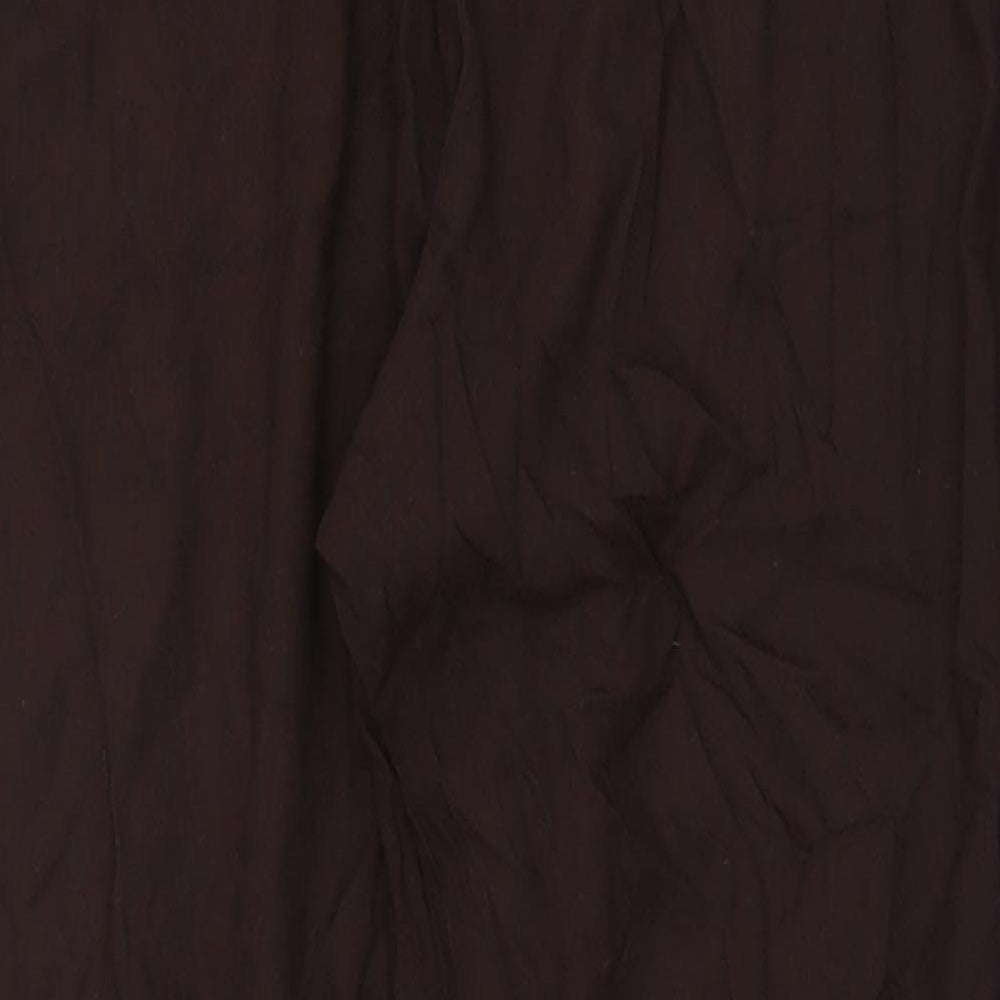 Womens UK Size 10 H&M Regular Fit Brown Trousers