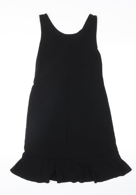 NEXT Womens Black Polyester Mermaid Size 10 V-Neck Pullover