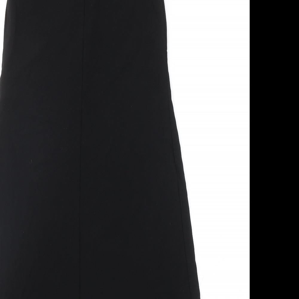 NEXT Womens Black Polyester Mermaid Size 10 V-Neck Pullover