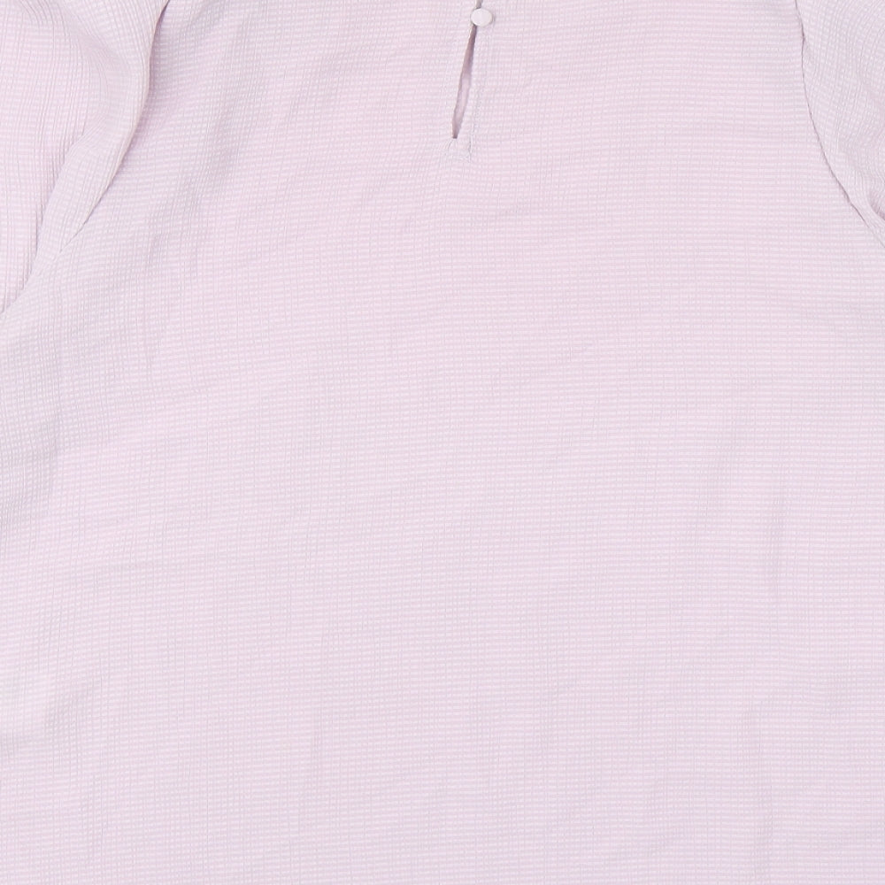 Womens UK Size M H&M Purple Basic Blouse