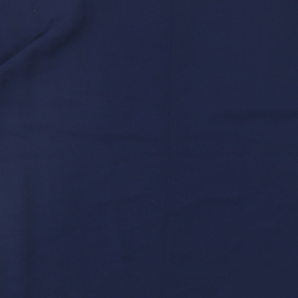 Womens UK Size 12 Marks and Spencer Blue Basic Blouse