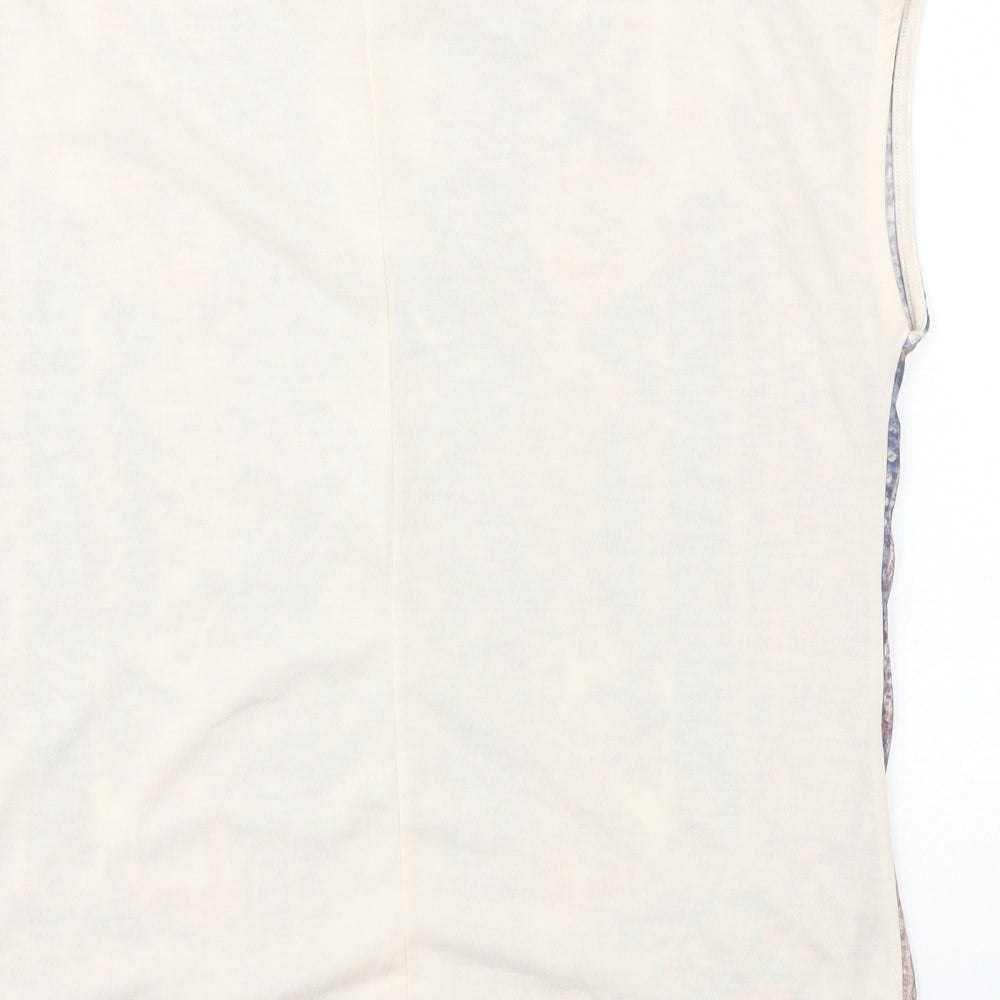 Womens UK Size 12 Dorothy Perkins Multicoloured Basic T-Shirt