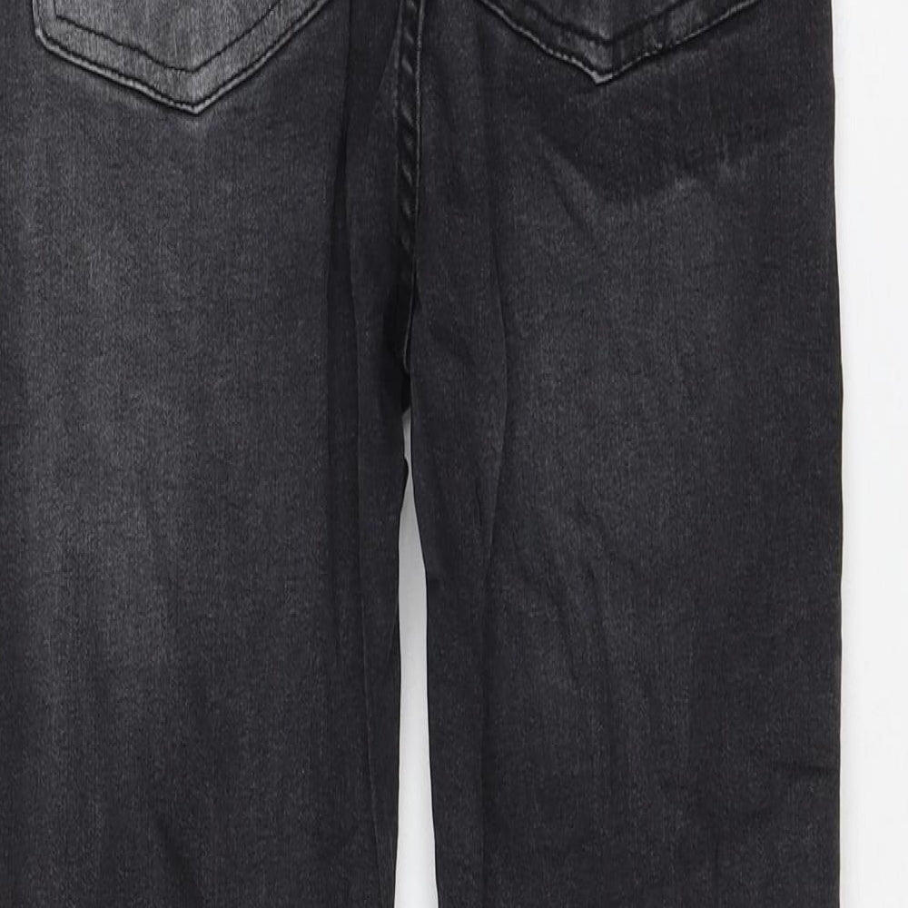 Urban Bliss Womens Black Cotton Skinny Jeans Size 8 L25 in Regular Zip