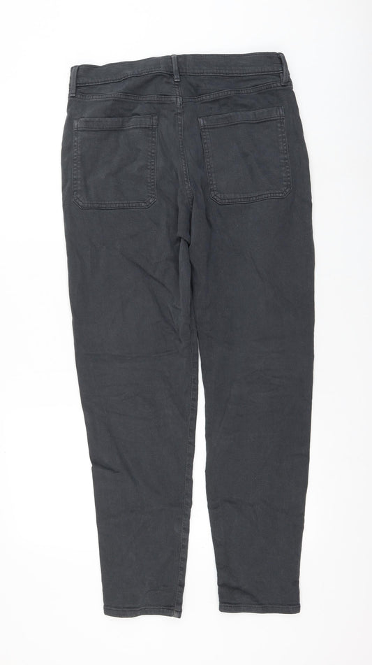 Womens UK Size 32 in Marks and Spencer Regular Fit Tapered Grey Jeans