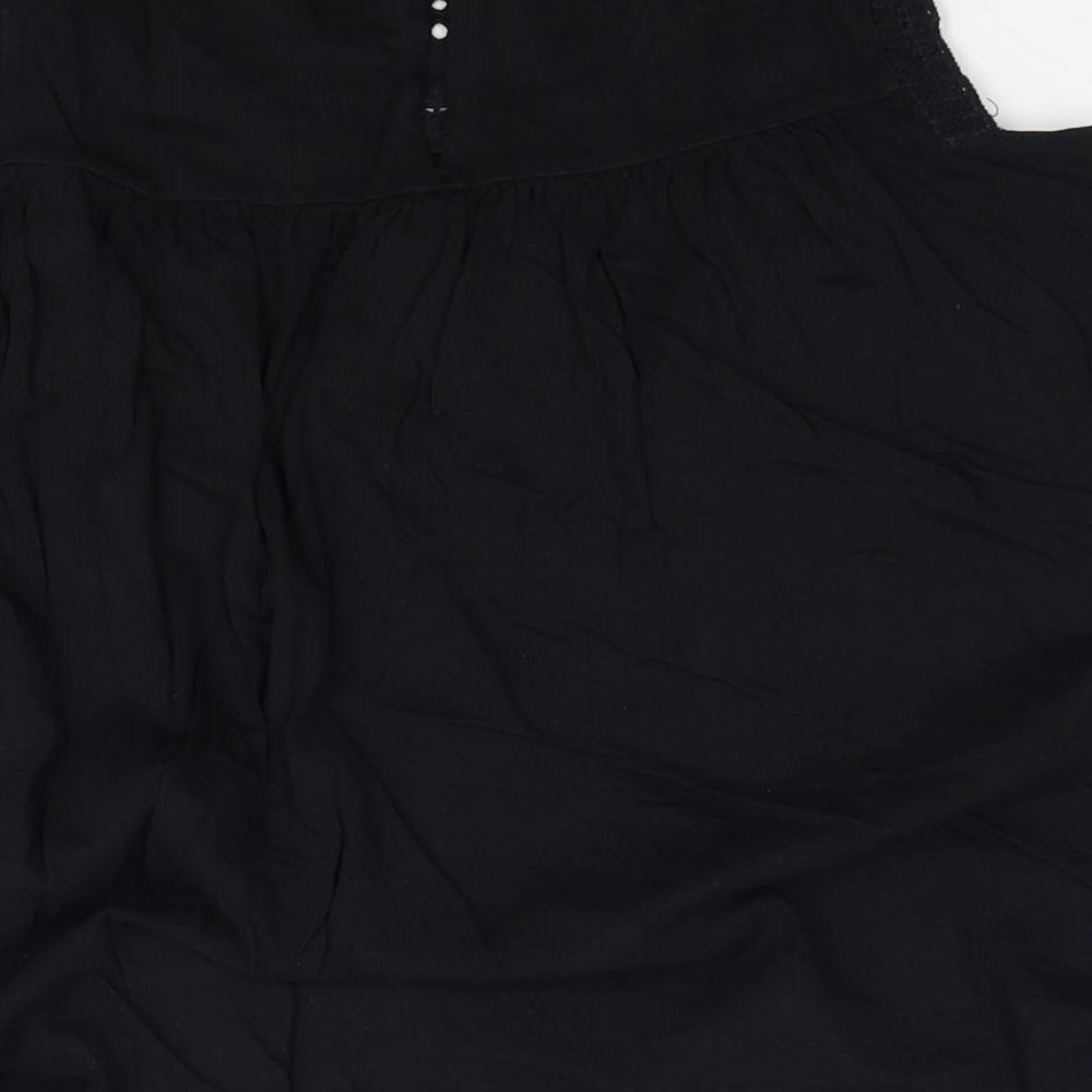 Womens UK Size 6 NEXT Black Basic Tank
