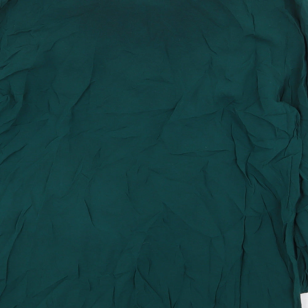 Womens UK Size XS Gap Green Basic Blouse