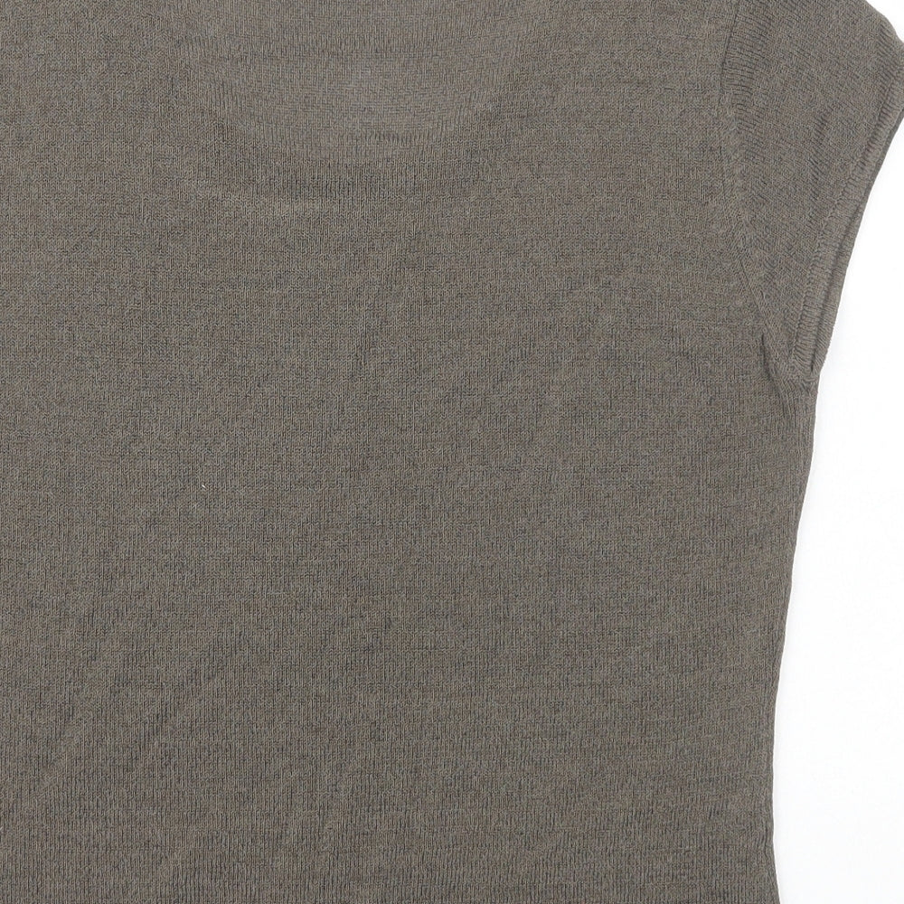 Womens UK Size 14 Alex & Co. Grey Basic T-Shirt