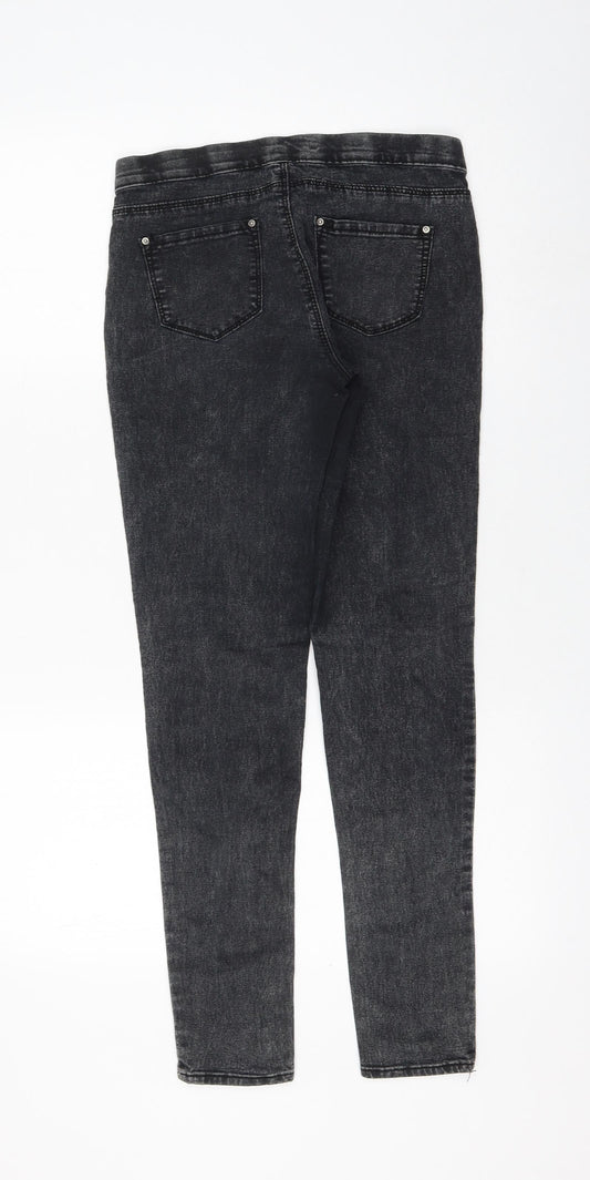 Primark Womens Grey Cotton Jegging Jeans Size 8 L28 in Regular