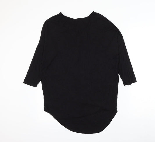 Womens UK Size 10 Select Black Basic Blouse