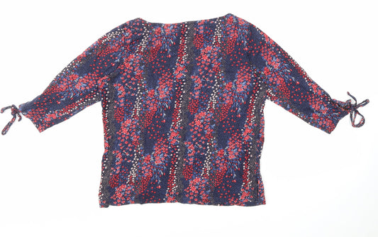 Womens UK Size 8 Monsoon Multicoloured Basic Blouse