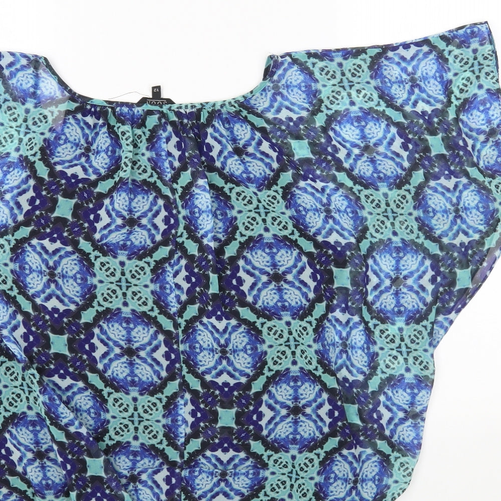 Womens UK Size 12 Monsoon Multicoloured Basic T-Shirt