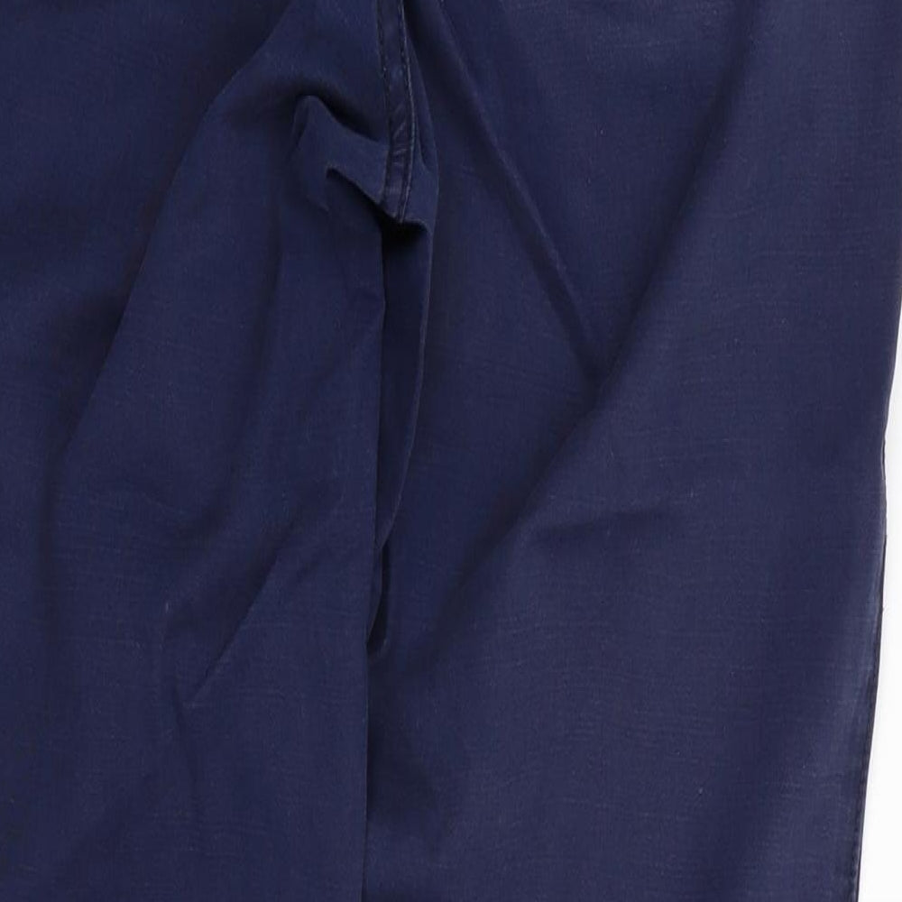 Gap Womens Blue Cotton Straight Jeans Size 32 in L30 in Slim Zip