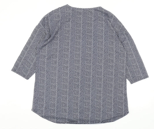 Womens UK Size L Dunnes Stores Blue Pullover Jumper