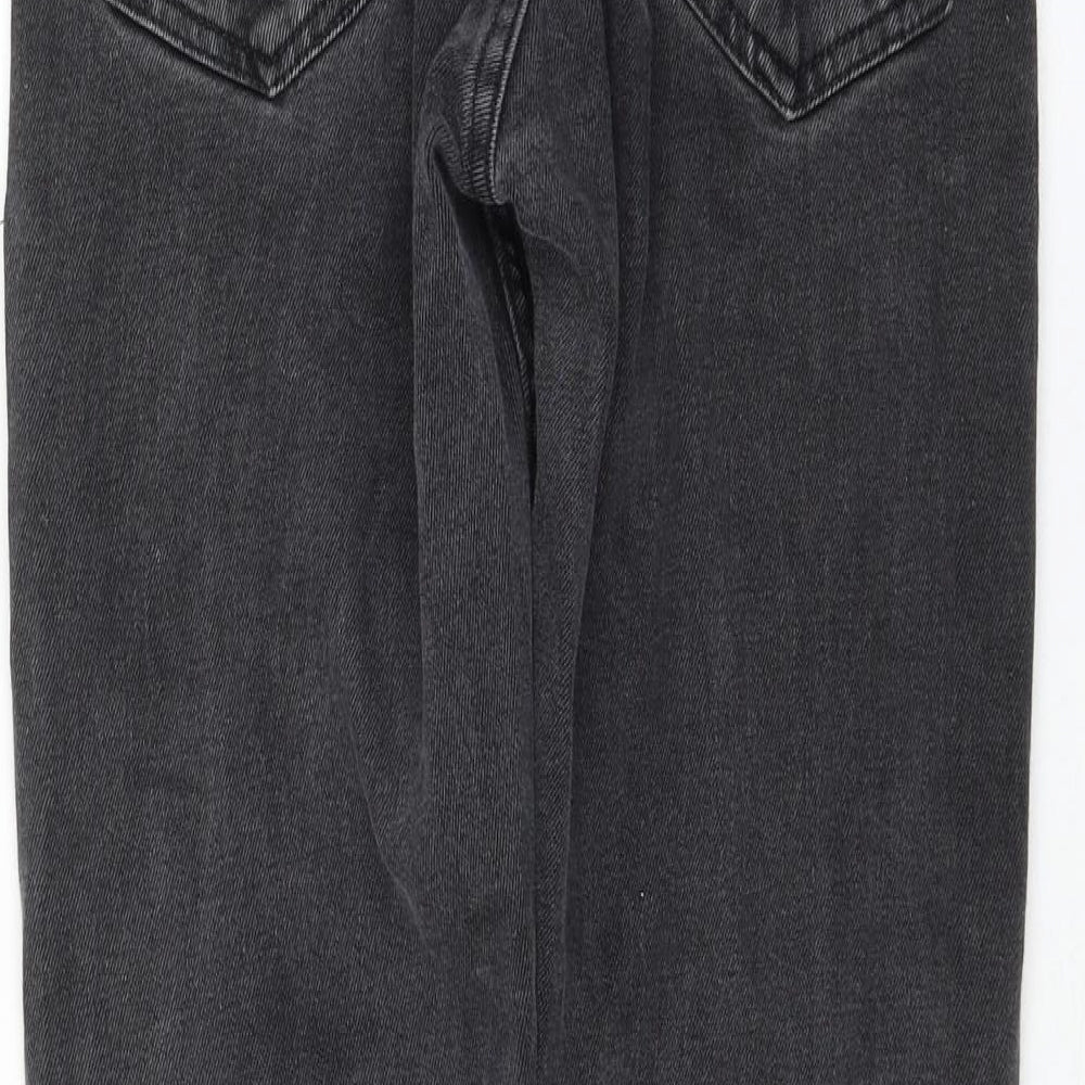 Zara Womens Grey Polyester Skinny Jeans Size 10 L30 in Regular Zip