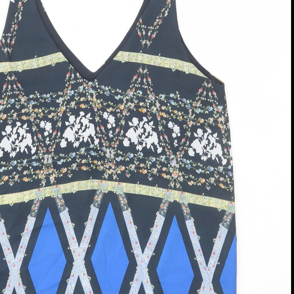 Womens UK Size 8 Topshop Multicoloured Camisole Tank