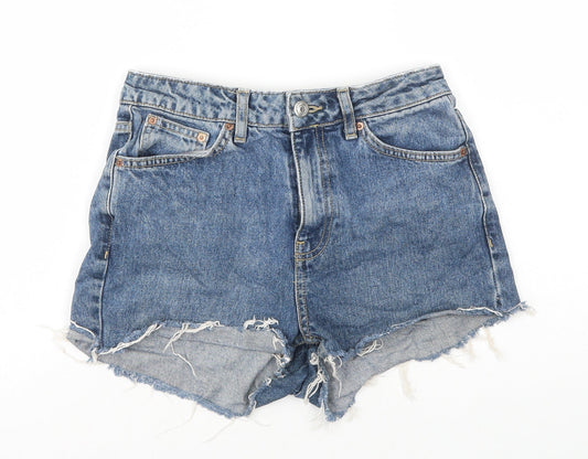 Womens UK Size 6 Topshop Regular Fit Hot Pants Shorts