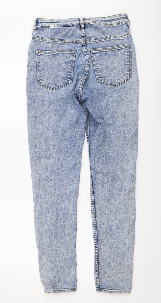 Womens UK Size M H&M Regular Fit Skinny Blue Jeans