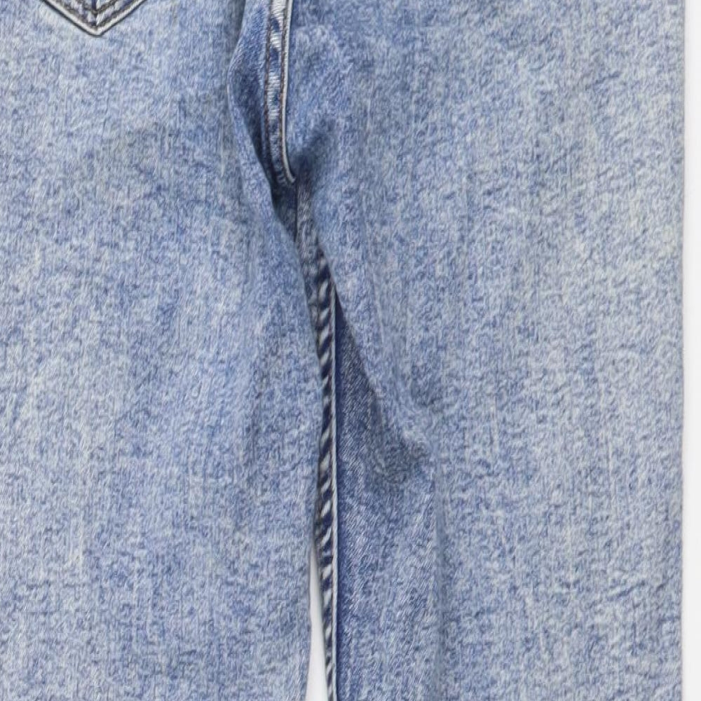 Womens UK Size M H&M Regular Fit Skinny Blue Jeans