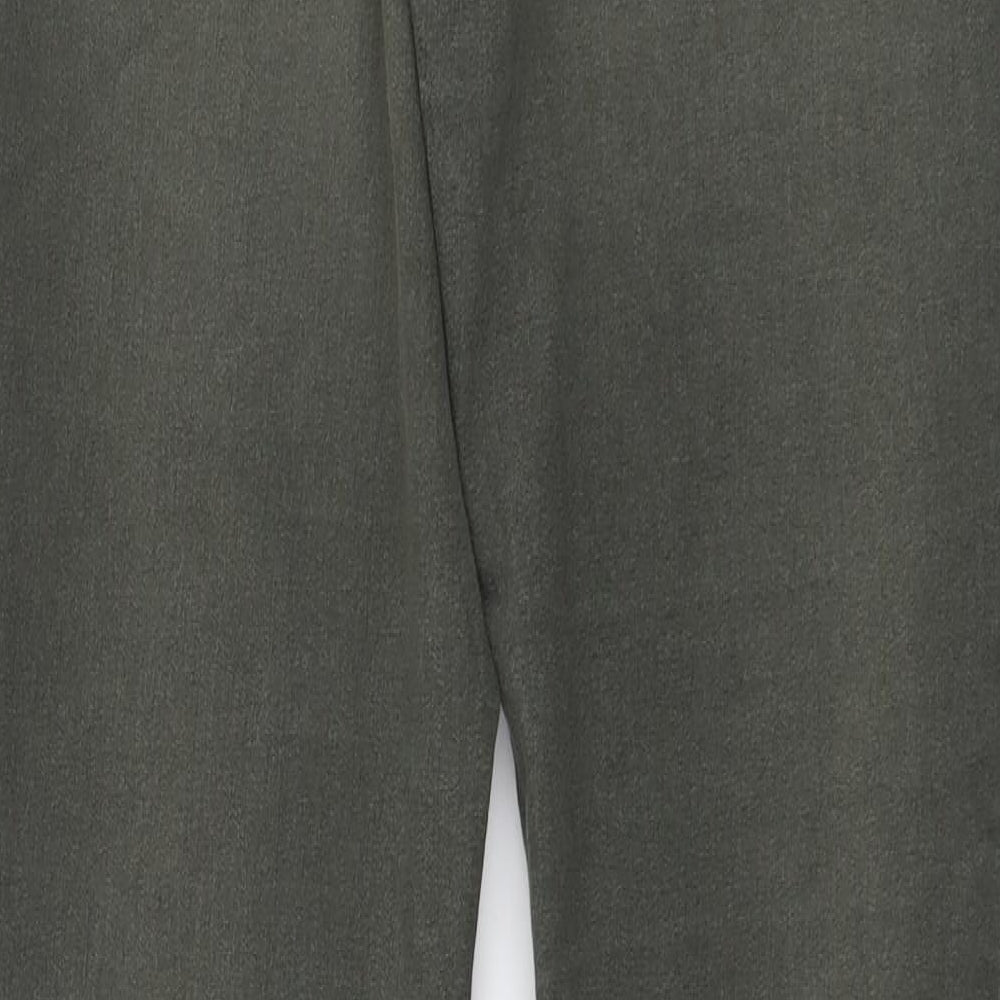Womens UK Size L H&M Regular Fit Skinny Green Jeans